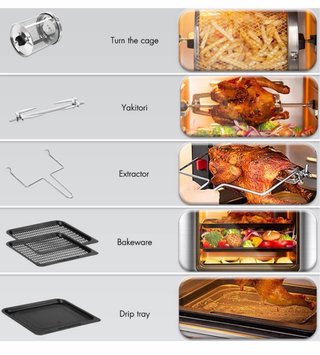 Horno Freidora Uten 10L