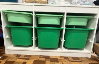 Mueble Juguetes TROFAST IKEA Blanco