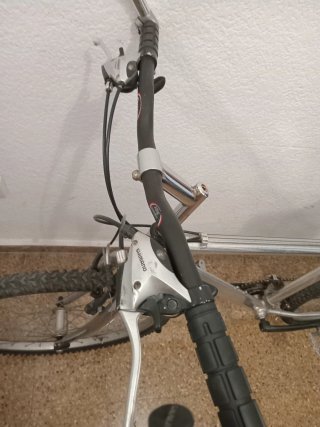 Bicicleta Aluminio Plata 75€