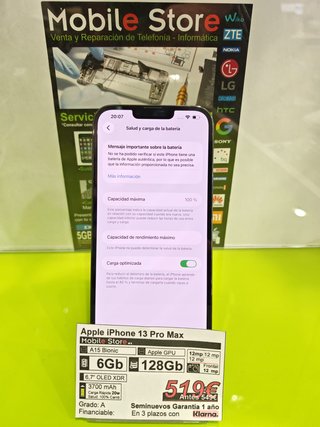 Apple iPhone 13 Pro Max 128GB Nero seminuovo