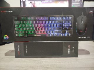 Kit Tastiera e Mouse Mars Gaming RGB