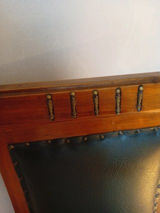 Sedie Anni '50 Legno e Pelle