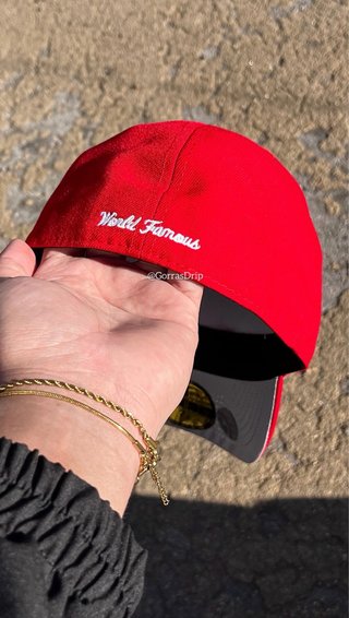 Gorra Supreme Roja Esqueleto talla 7
