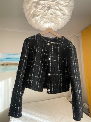 Conjunto estilo Chanel tweed chaqueta y falda
