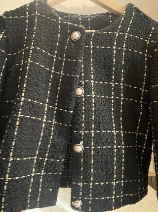 Conjunto estilo Chanel tweed chaqueta y falda