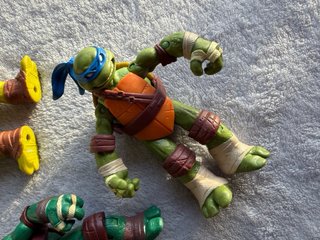 Lote Figuras Tortugas Ninja Articuladas