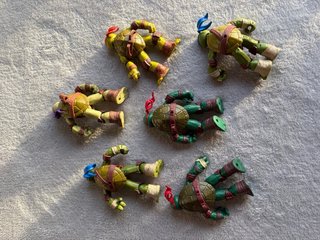 Lote Figuras Tortugas Ninja Articuladas
