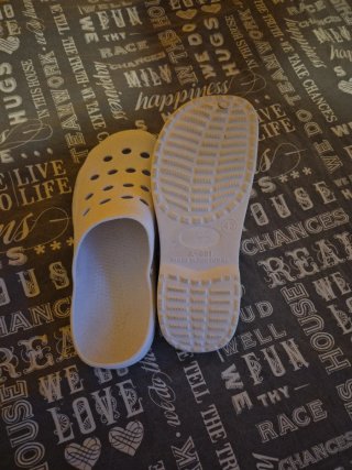 Chanclas Crocs Blancas Talla 43