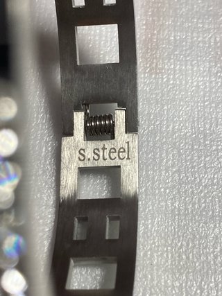 Pulsera metálica mujer plata