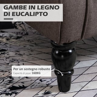 Poltrona per Salotto in Stile Francese con Seduta