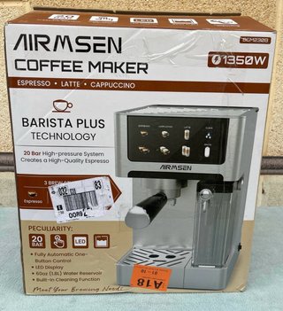 Cafetera AIRMSEN Espresso 20 Bar Autoespuma