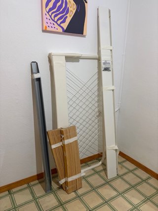 Estructura Cama Ikea Metal/Blanco