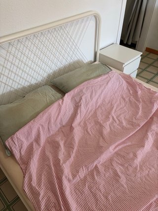 Estructura Cama Ikea Metal/Blanco