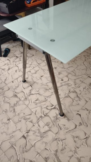 Mesa Ikea Cristal Regulable Altura