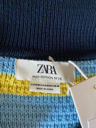 Jersey Polo Zara Multicolor Rayas