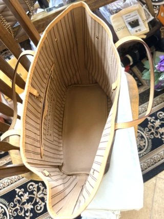 Bolso Louis Vuitton Neverfull Beige/Marrón