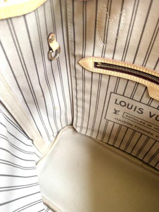 Bolso Louis Vuitton Neverfull Beige/Marrón