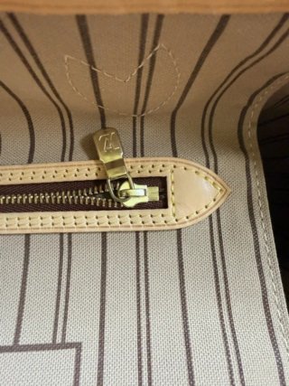 Bolso Louis Vuitton Neverfull Beige/Marrón
