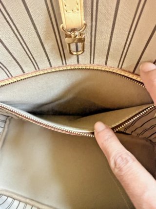 Bolso Louis Vuitton Neverfull Beige/Marrón