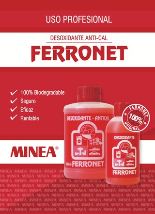 Ferronet Líquido Minea 1L Desoxidante Antical