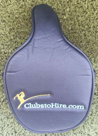 headcover "ClubstoHire.com" para putter de Golfe