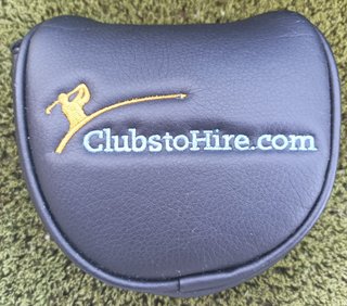 headcover "ClubstoHire.com" para putter de Golfe