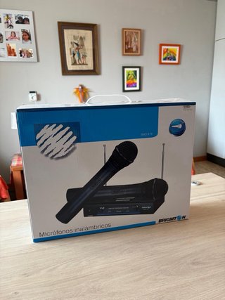 Micrófonos Inalámbricos V-7 Brigmton Karaoke