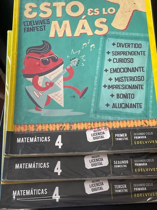 Matemáticas 4, Segundo Ciclo Primaria, Edelvive...