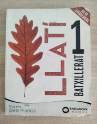 Libro latín 1ro bachillerato