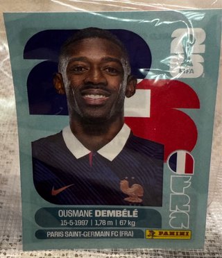 Cromo Panini Mundial 2026