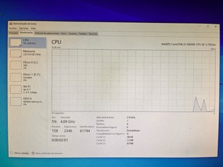 PROCESADOR CPU Intel Core i5-9600K 3.7Ghz LGA 1151