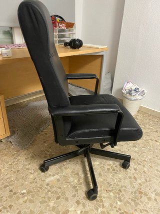 Silla de oficina Ikea negra