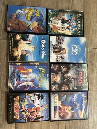 Lote 8 Películas DVD Disney Clásicos (NO ORIGINAl)