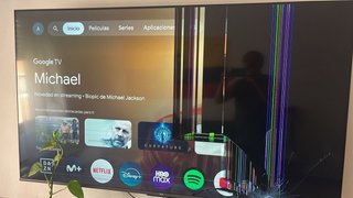 TV TCL 65 con pantalla rota NEGOCIABLE