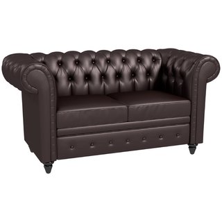 Divano 2 Posti stile Chesterfield con Cuscino Rimo