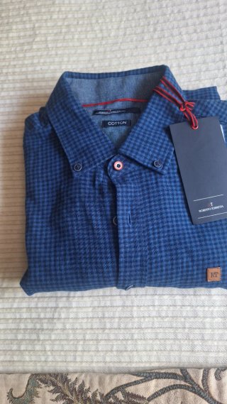Camisa cuadros Roberto Torreta Talla L