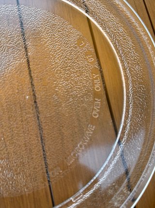 Plato giratorio microondas vidrio