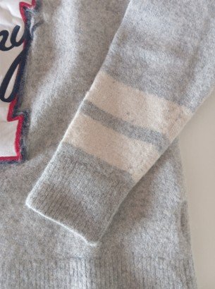 Jersey Tommy Hilfiger Lana Gris Talla XS