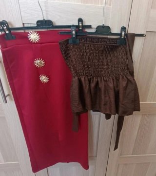 Conjunto Top y Falda Soles