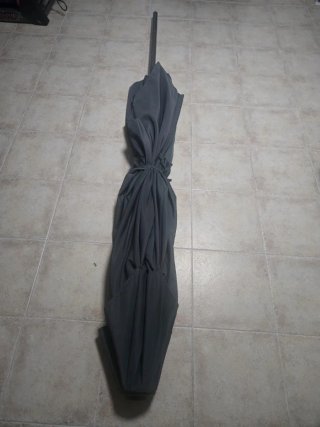 Parasol Rectangular Gris 200x300