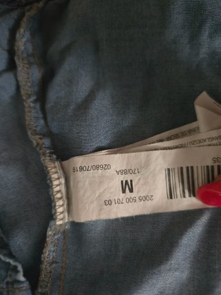 Camisa vaquera Stradivarius Talla M
