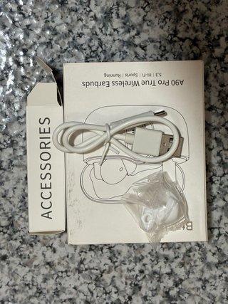 Auriculares Btootos A90 Pro Blancos Nuevos