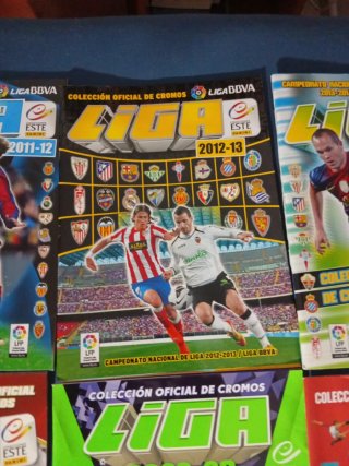 Álbumes de cromos de fútbol La Liga