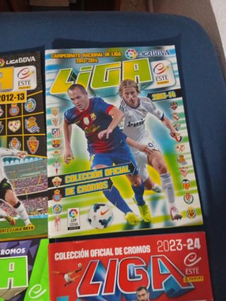 Álbumes de cromos de fútbol La Liga