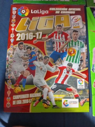 Álbumes de cromos de fútbol La Liga