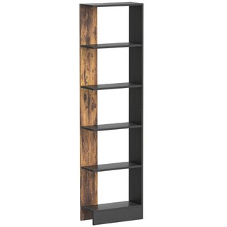 Libreria Moderna Salvaspazio a 5 Ripiani in Legno