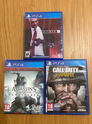 PS4 Slim 500GB Negra + Mando y Juegos. Poco uso