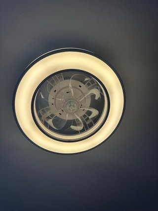 Lámpara Ventilador Moderna