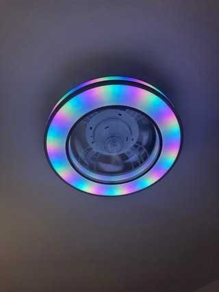 Lámpara Ventilador Moderna