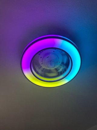Lámpara Ventilador Moderna